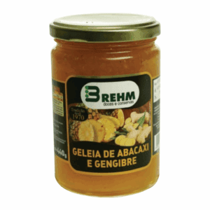 Geléia de Abacaxi com Gengibre Brehm 440g