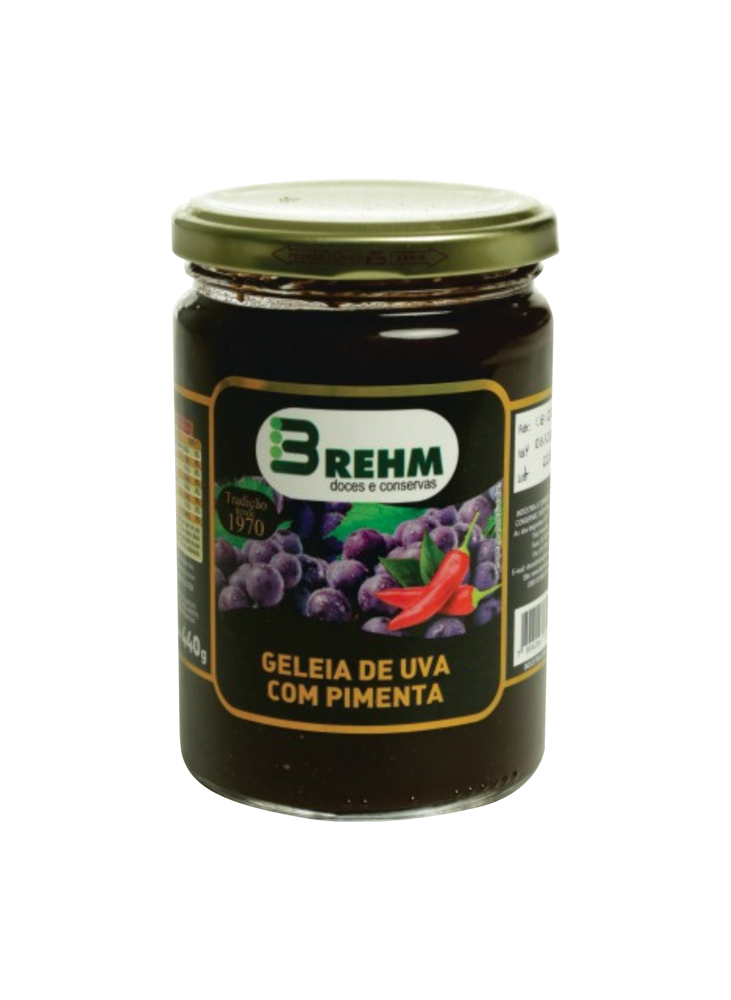 Geléia de Uva com Pimenta Brehm 440g