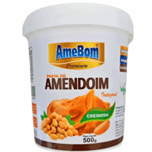 Pasta de Amendoim Cremosa Amebom 500g