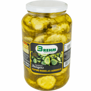 Pepinos Rodelas Agridoce Burgers Brehm 430g