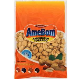 Amendoim Torrado sem Pele e sem Sal Amebom 120g