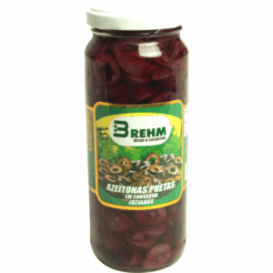 Azeitonas Pretas em Conserva Fatiadas Brehm 200g