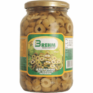 Azeitonas Verdes em Conserva Fatiadas Brehm 300g