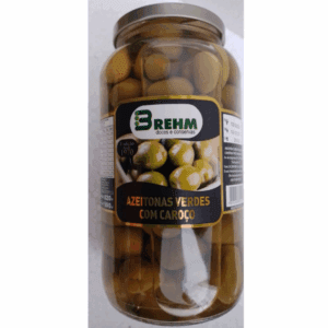 Azeitonas Verdes com Caroço Brehm 500g