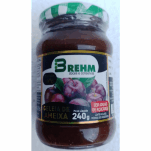 Geléia de Ameixa sem adição de açúcar Brehm 240g