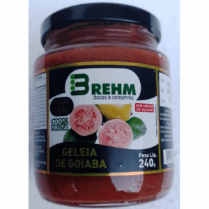 Geléia de Goiaba sem adição de açúcar Brehm 240g