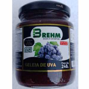 Geléia de Uva sem adição de açúcar Brehm 240g