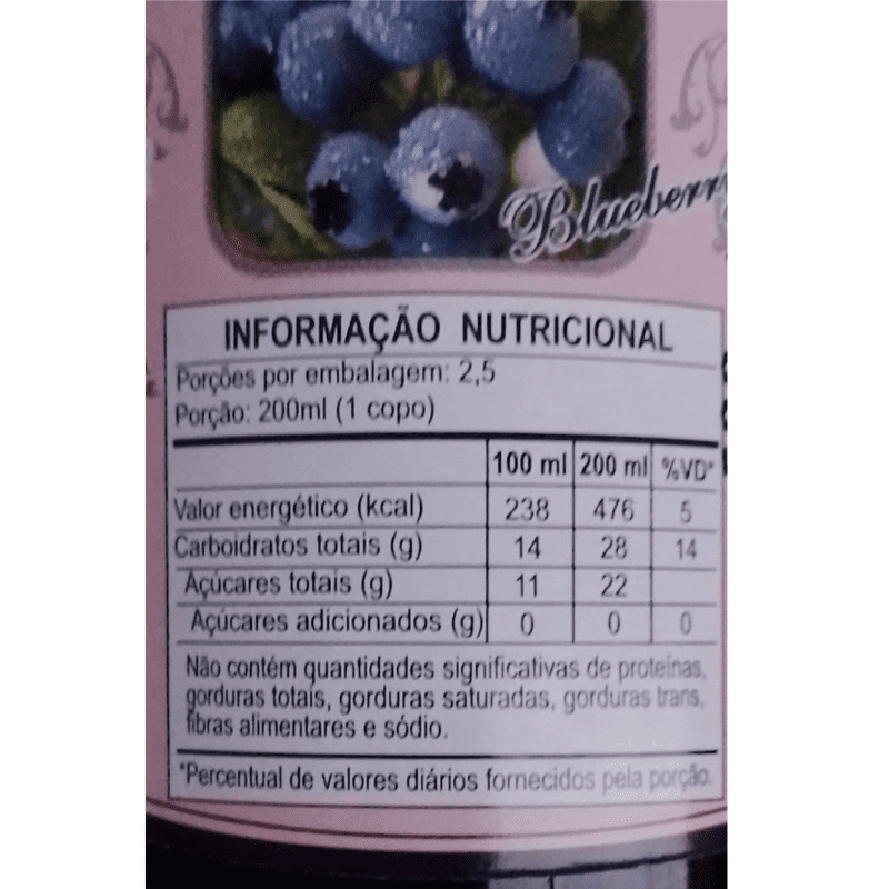 Suco de Mirtilo Orgânico Silber 500ml - Imagem 2