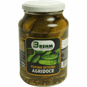 Pepino Inteiro Agridoce em Conserva Brehm 300g