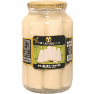 Palmito Tolete Espécie Palmeira Real Três Forquilhas 1,8 kg